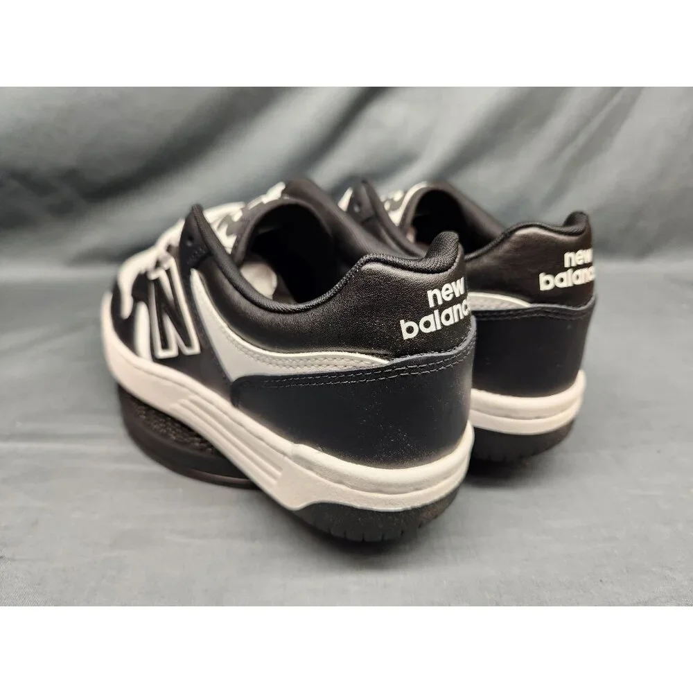 New Balance Boys 480 Sneakers GSB480BW Leather Black White Size 5.5 NEW NO BOX! - Picture 6 of 11